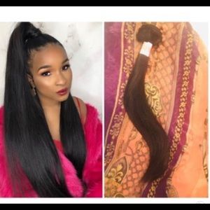 Virgin Malaysian straight hair 16’